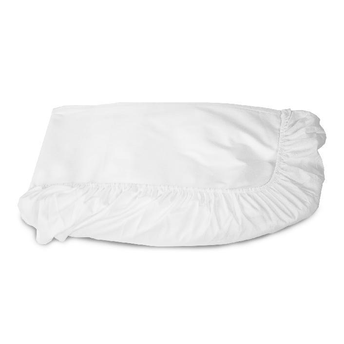 T200 King Fitted Bed Sheets White 78x80x12