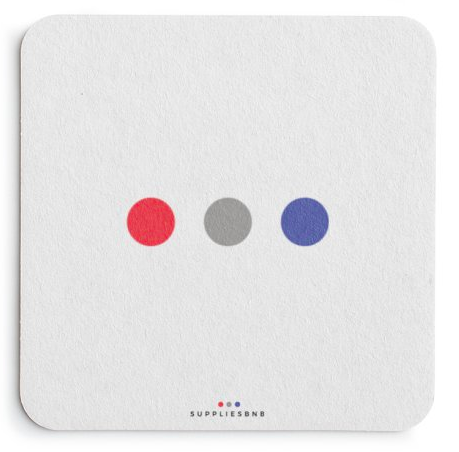 Pulp-board Coasters (20-200 Pack) - Suppliesbnb